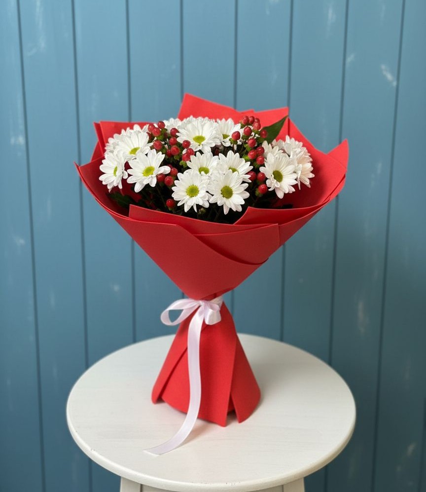 Букет цветов из: Хризантемы в Нефтеюганске