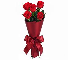 Букет 5 Красных роз Эдлесс Лав в Нефтеюганске