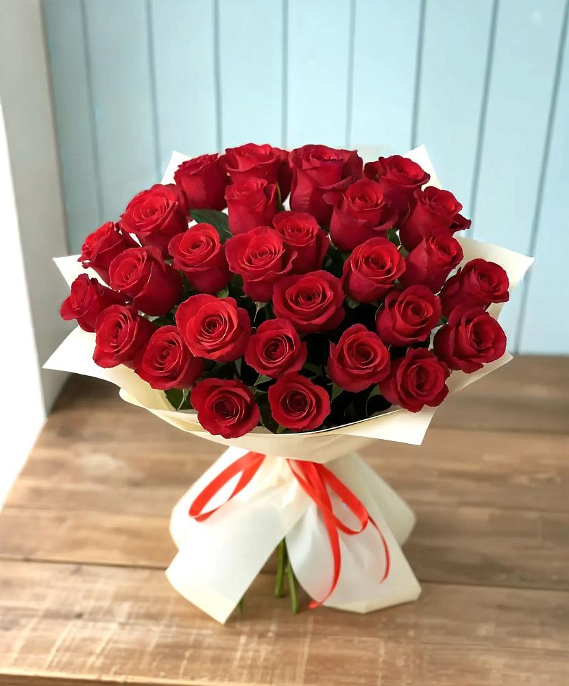 Букет 29 Красных роз в Нефтеюганске