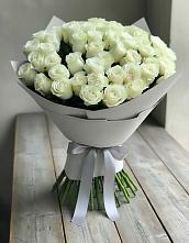 Букет 35 Белых роз в Нефтеюганске