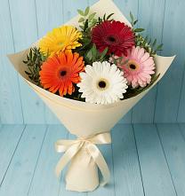 Букет цветов из:  Герберы в Нефтеюганске