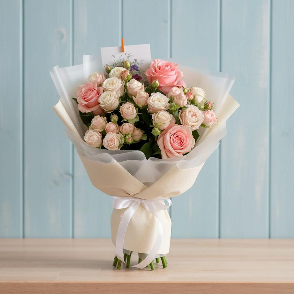 Букет цветов из: Розы в Нефтеюганске