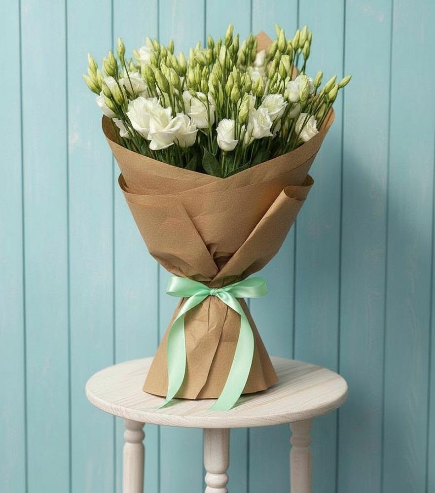 Букет цветов из: Лизиантусы в Нефтеюганске