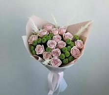 Букет цветов из:  Розы и Хризантемы в Нефтеюганске