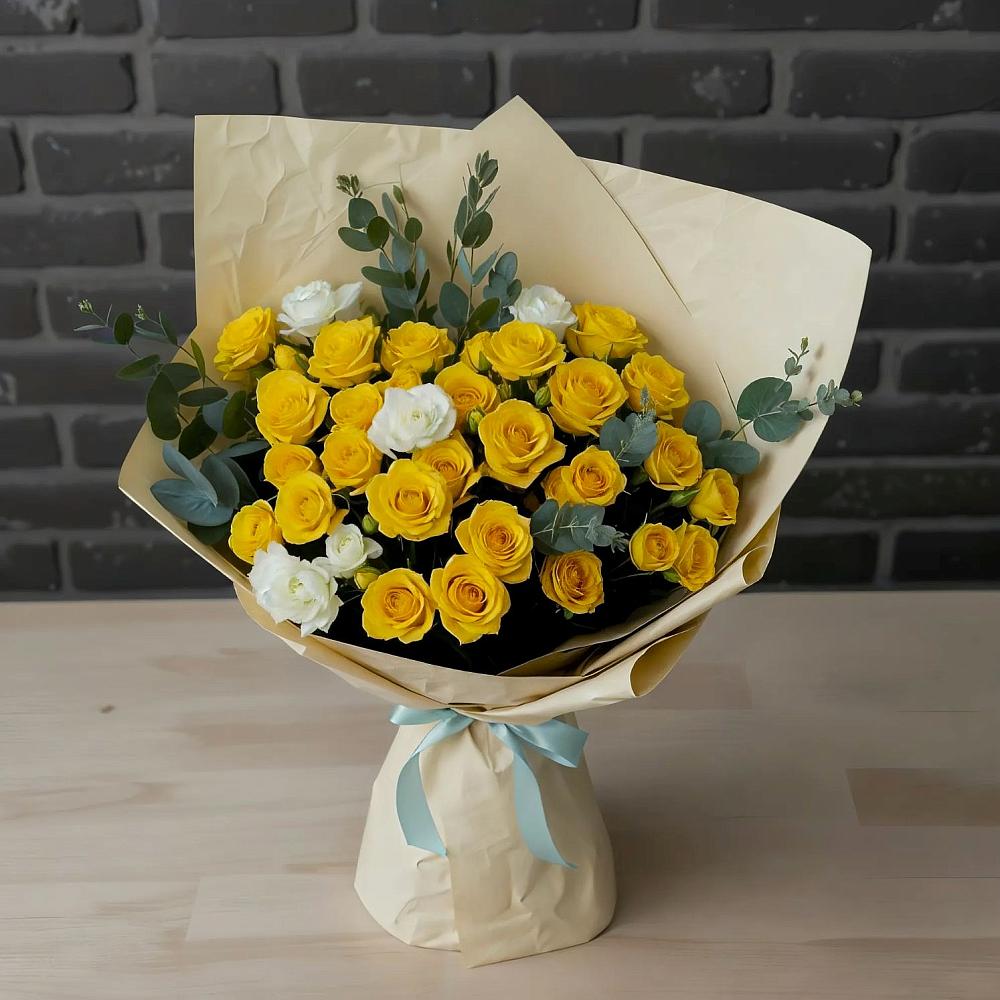 Букет цветов из: Розы в Нефтеюганске