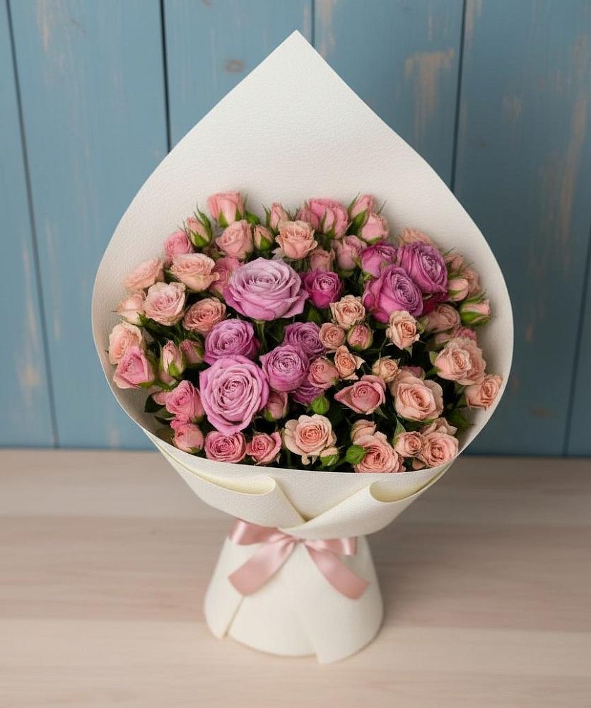 Букет цветов из: Розы в Нефтеюганске