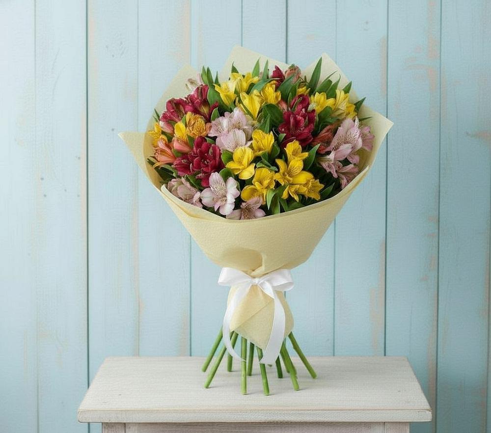 Букет цветов из: Альстромерии в Нефтеюганске