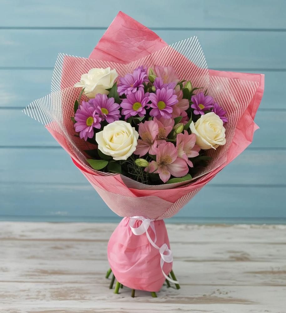 Букет цветов из: Герберы в Нефтеюганске