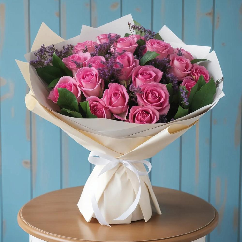 Букет цветов из: Розы в Нефтеюганске