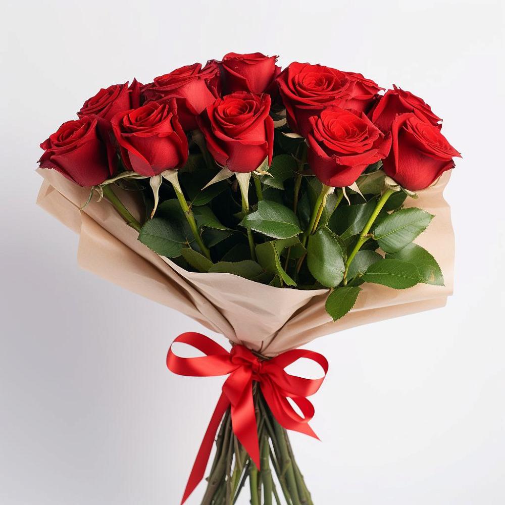 Букет 11 Красных роз Эдлесс Лав в Нефтеюганске